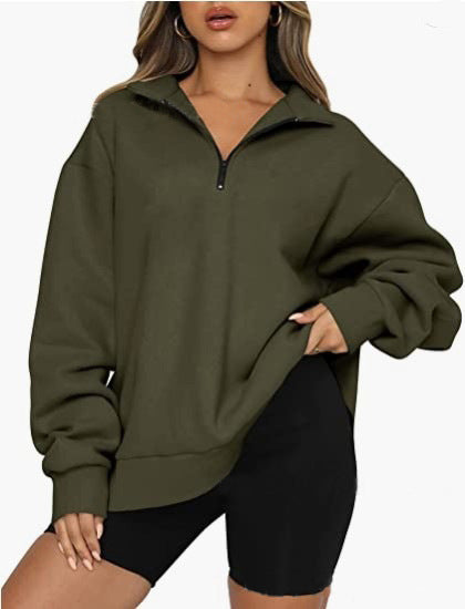 Zip-up sweatshirt