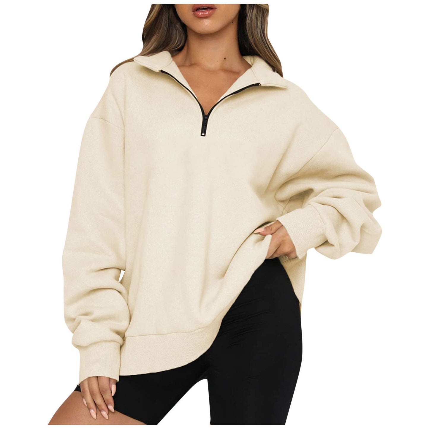 Zip-up sweatshirt