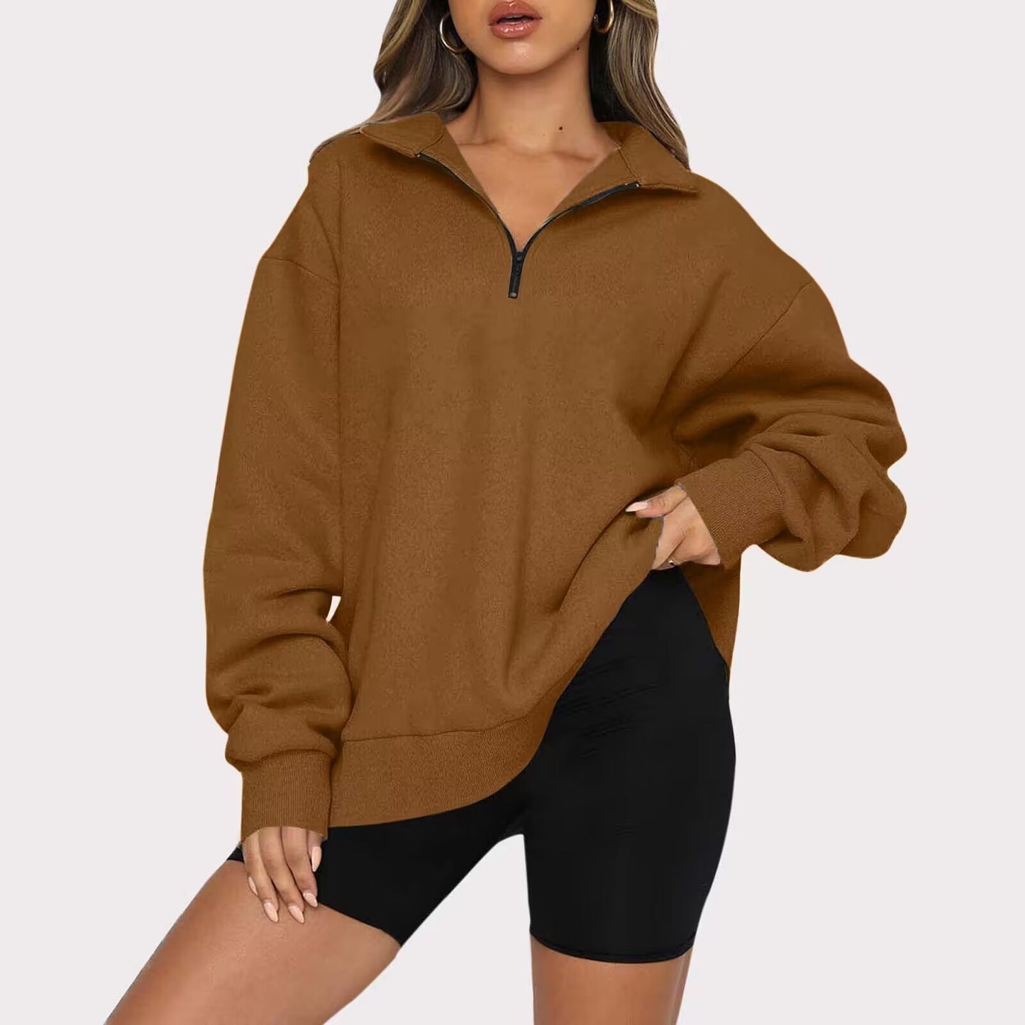 Zip-up sweatshirt